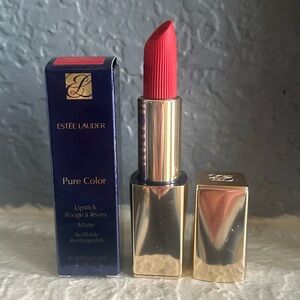 Estee Lauder Pure Color Lipstick 699 Thrill Me Vibrant Matte Pink